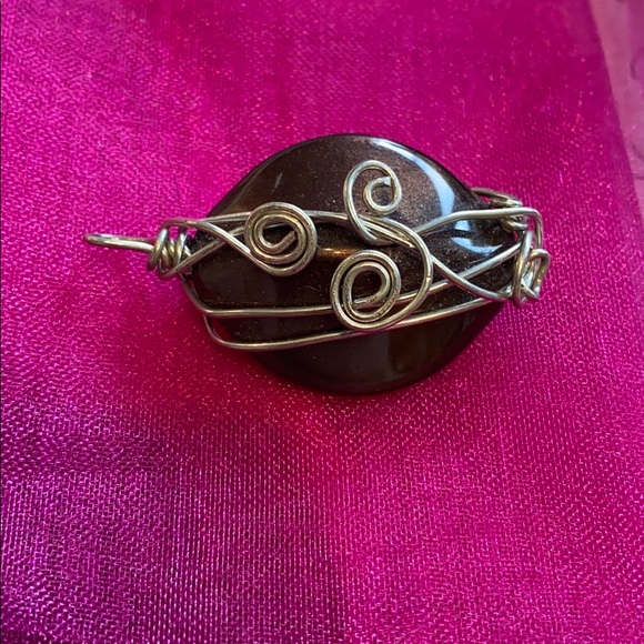 💜 SALE 2/$15 💜 Wire Wrapped Pendant !!! NEW!!! - Picture 2 of 3